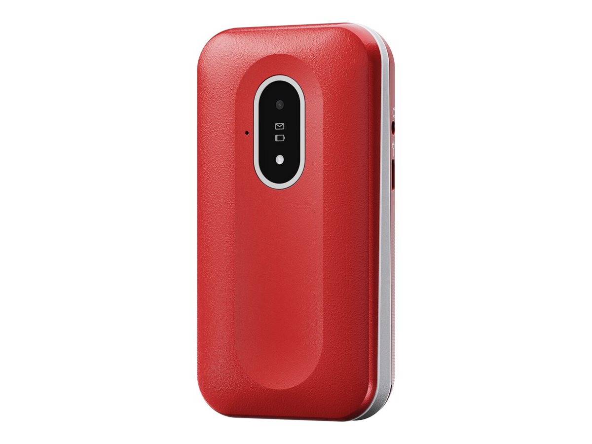Doro Leva L20 4G Großtasten-Klapphandy 2,8" Rot/Weiß