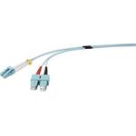Renkforce RF-4755212 Glasfaser LWL Anschlusskabel [1x LC-Stecker - 1x SC-Stecker] 50/125 µ Multimode OM3 1.00 m (RF-4755212)