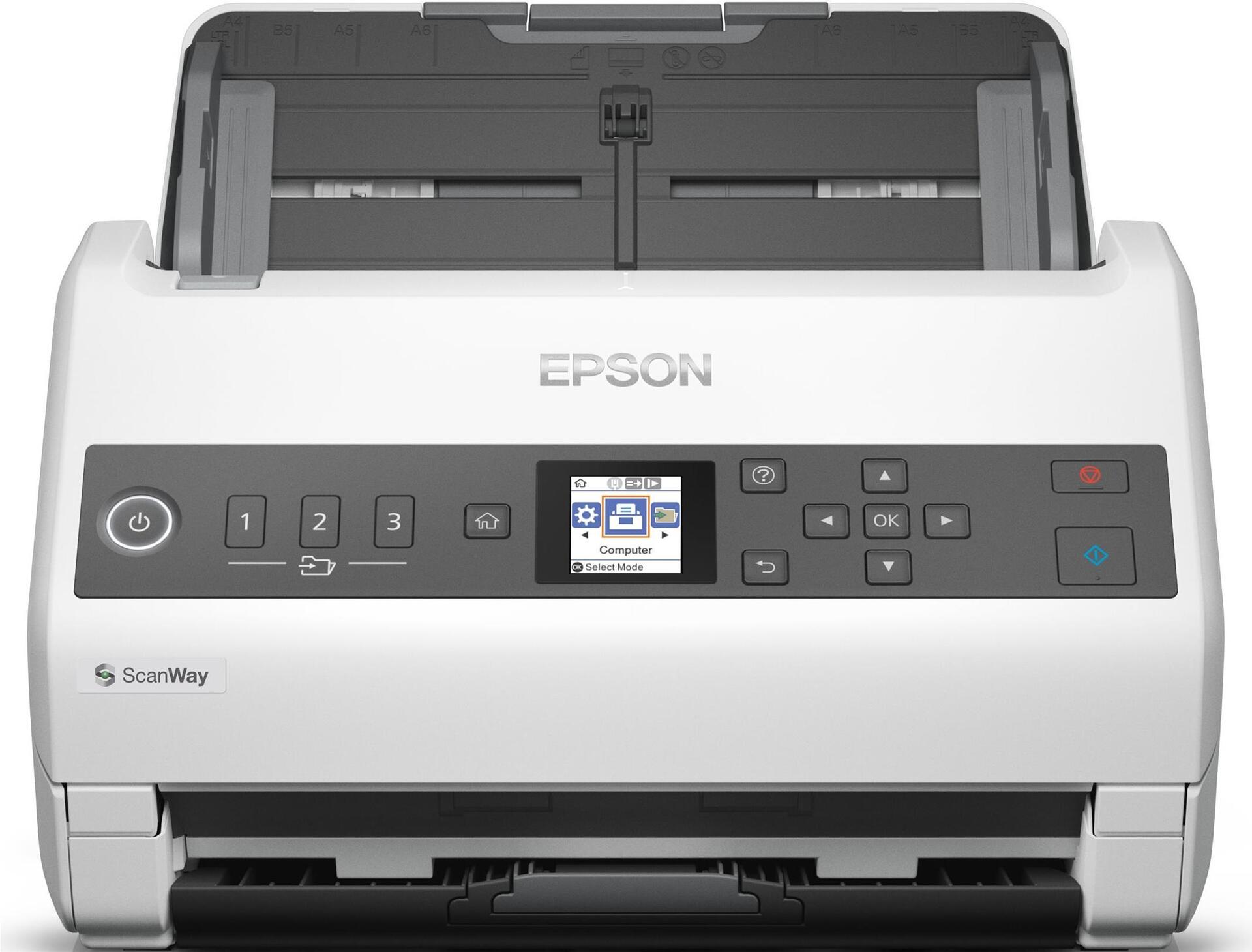 Epson WorkForce DS-730N Dokumentenscanner 600 dpi Schwarz - Grau