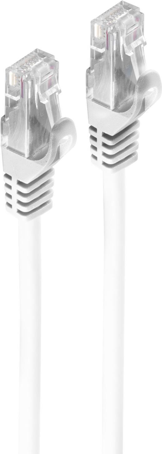 shiverpeaks BASIC-S-- -RJ45 Patchkabel U/UTP mitCat.7 Rohkabel weiß 0.5m - Netzwerk -Cat.7 Rohkabel cable/RJ45 plug Netzwerkkabel (BS08-35016)