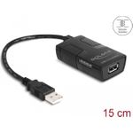 DeLOCK 64225 Serieller Konverter/Repeater/Isolator USB 2.0 Schwarz (64225)