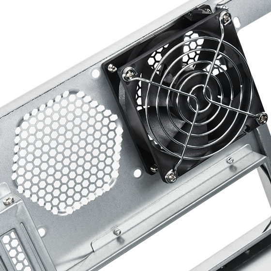SilverStone RM400 4U Rack Server-Gehäuse Schwarz