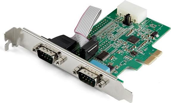 StarTech.com 2 Port PCI Express RS232 Serial Adapter Card (PEX2S953)