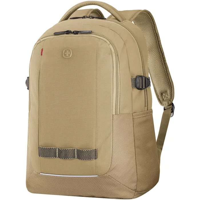 Wenger Next Ryde 16 Laptop Rucksack mit Tablet Fach, Beige (653185)