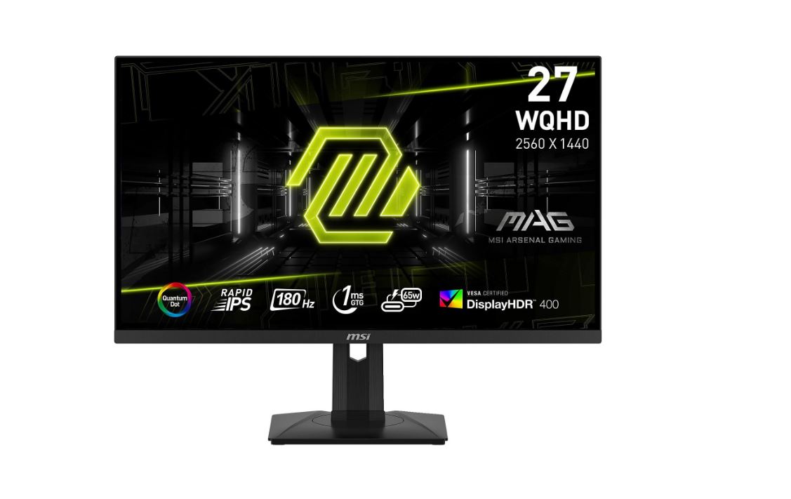 MSI MAG 274QRFDE QD E2 27 Zoll WQHD Gaming-Monitor (1 ms Reaktionszeit, 180 Hz) [Energieklasse F]  (MAG 274QRF QD E2)