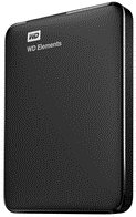WD Elements Portable WDBUZG0010BBK-WESN - Festplatte - 1 TB - extern (tragbar) - USB 3.0