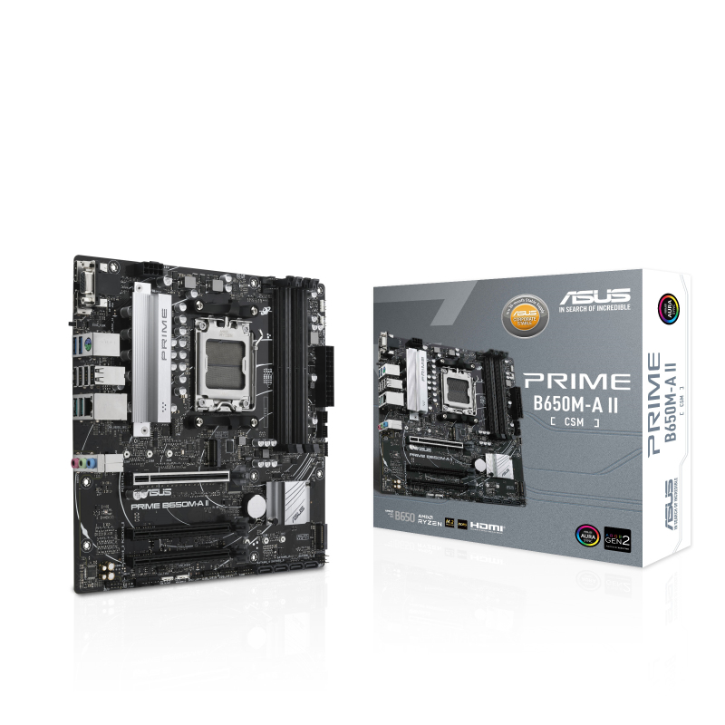 ASUS Prime B650M-A II-CSM Micro ATX AMD B650 Schwarz