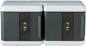 Jung 8220 KINAW Steckdose Typ F Schwarz (8220KINAW)