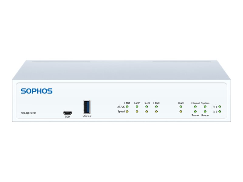 Sophos SD-RED 20 Rev 1 Fernsteuerungsgerät 250 Mbit/s Weiß