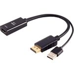 S/CONN maximum connectivity Adapter-HDMI-A Buchse auf DisplayPort Stecker, 4K60Hz, 20cm (10-01013)