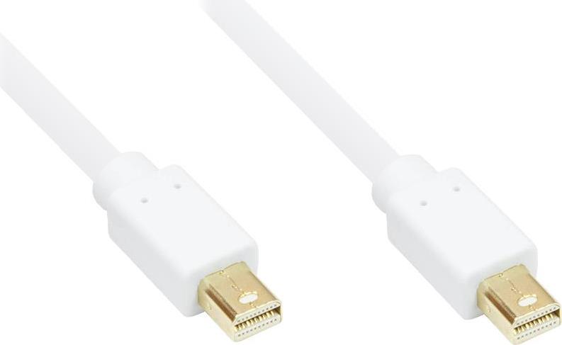 Alcasa 4830-020W 2m Mini DisplayPort Mini DisplayPort Weiß DisplayPort-Kabel (4830-020W)