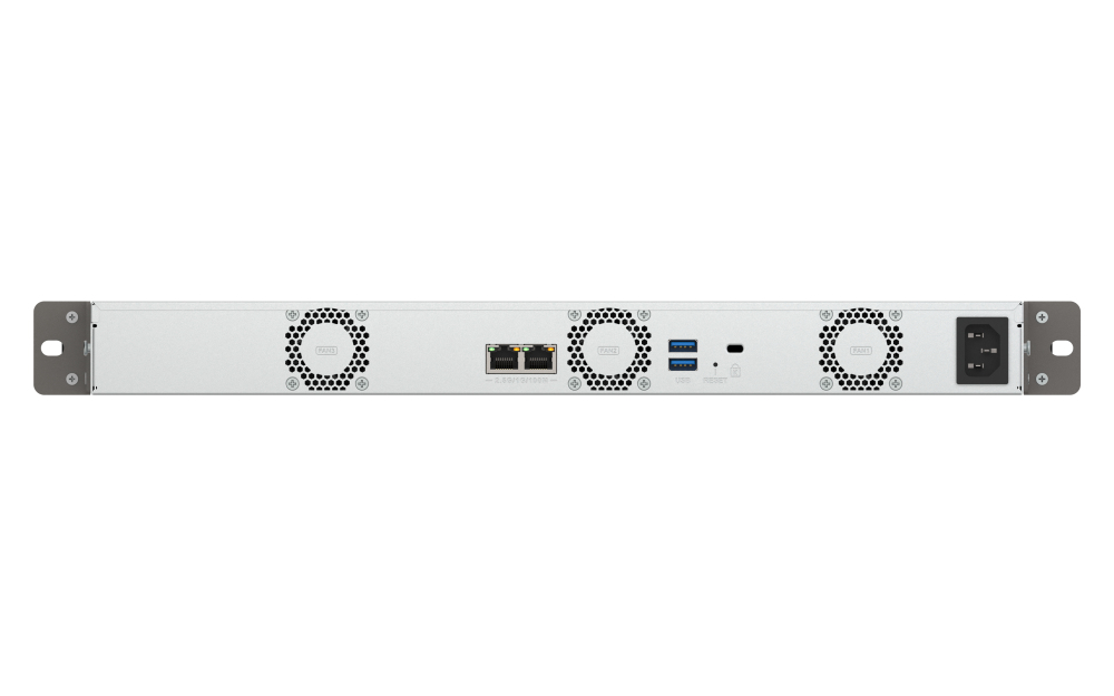 QNAP TS-433EU NAS-Server 4 Schächte 1U Rack 4 GB RAM Schwarz