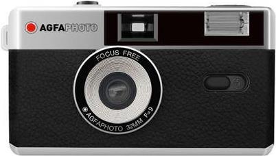 AgfaPhoto 603000 Filmkamera Kompakt-Filmkamera 35 mm Schwarz - Silber (603000)