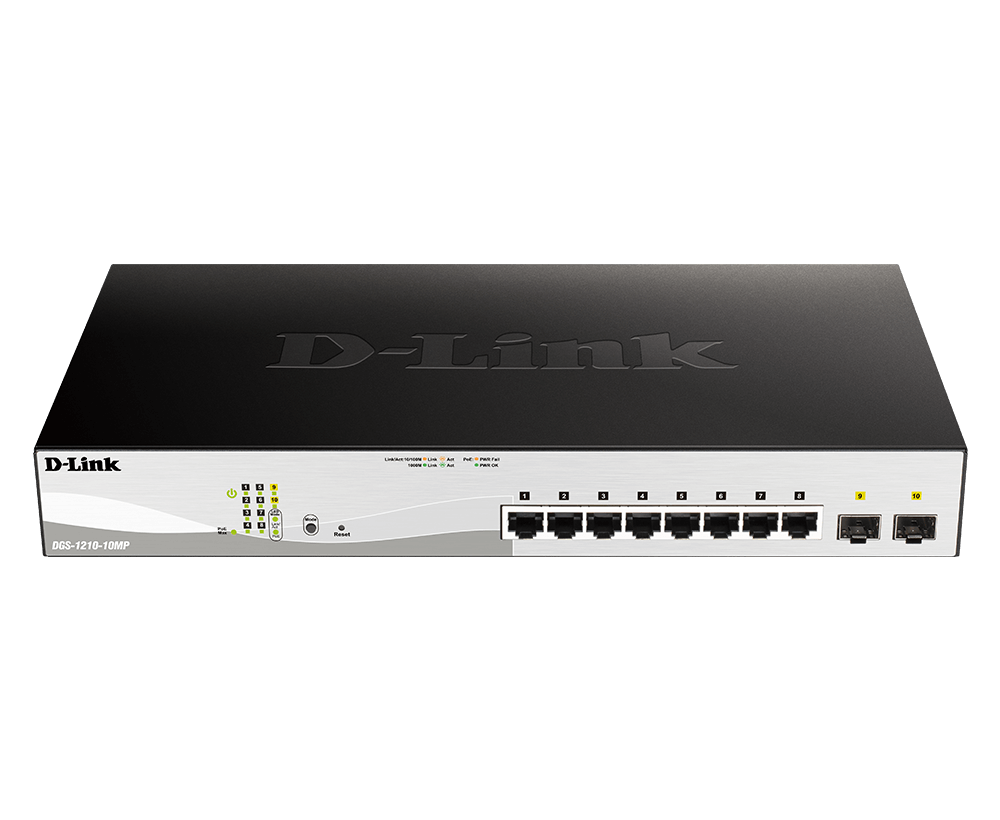 D-Link DGS-1210-52MP 52-Port Managed Switch Schwarz, Grau