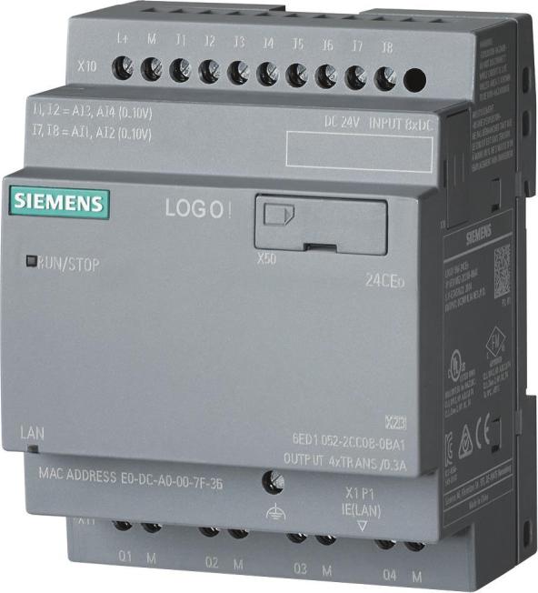 Siemens SIEM 6ED1052-2CC08-0BA2 LOGO! 24 CEo (6ED10522CC080BA2)