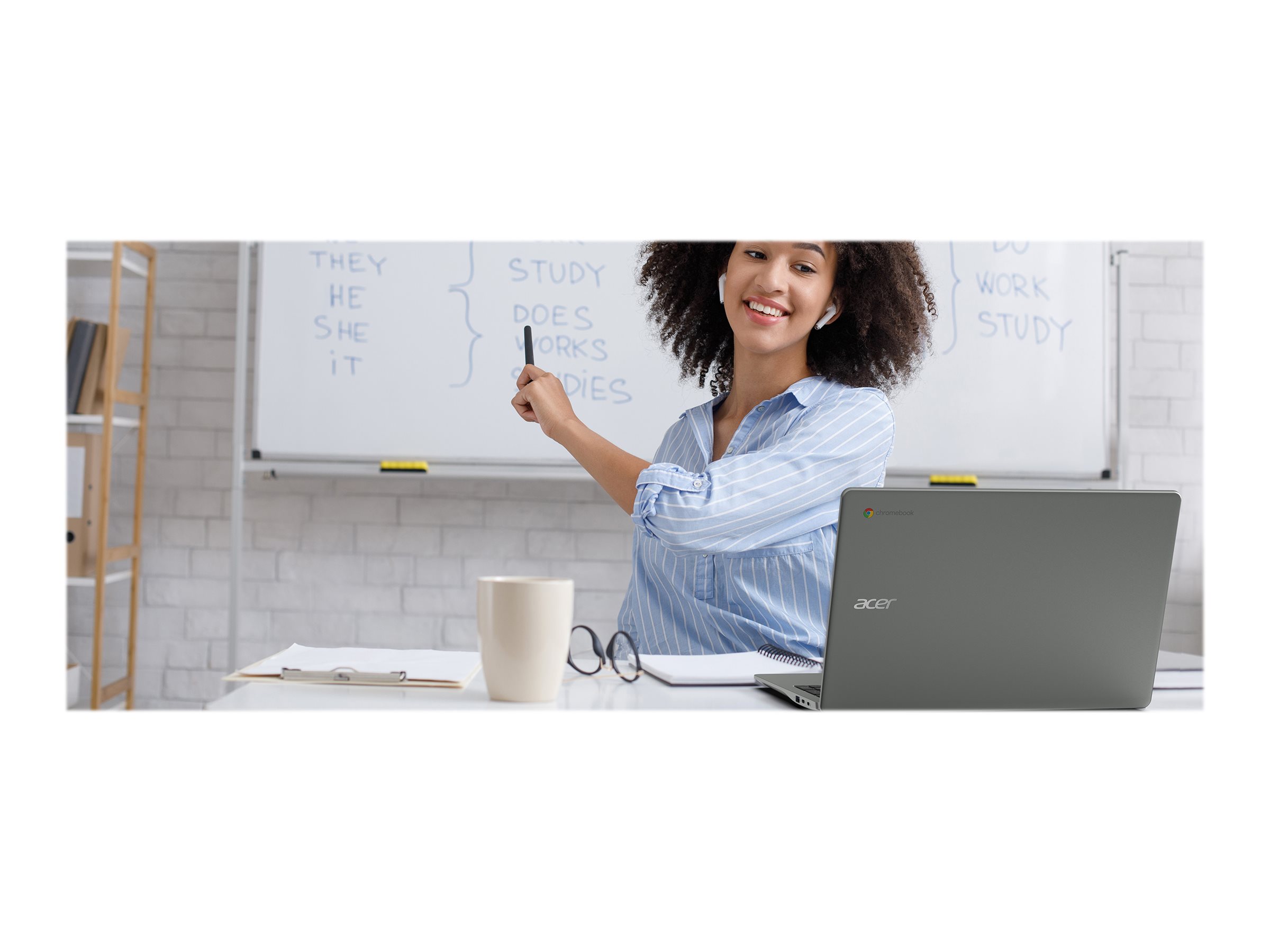 Acer Chromebook 315 CB315-4H 15.6" Full HD, Celeron N5100, 4 GB RAM, 128 GB eMMC, Reines Silber