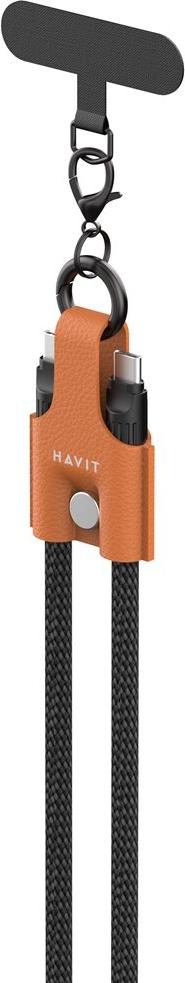 Havit CB6344 - Ladekabel, 1,2 m (schwarz/grau/braun) (CB6344 1.2M)