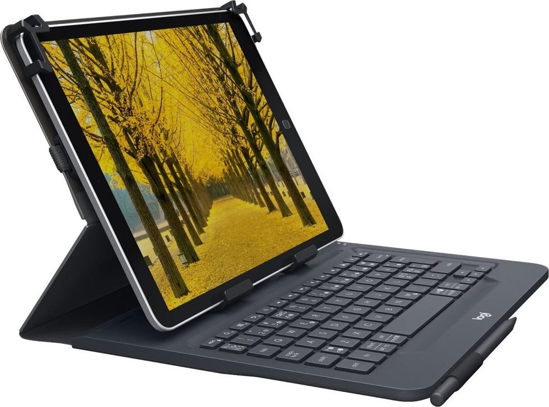 Logitech Universal Folio Tastatur und Foliohülle Bluetooth 3.0 QWERTY Italienisch Schwarz