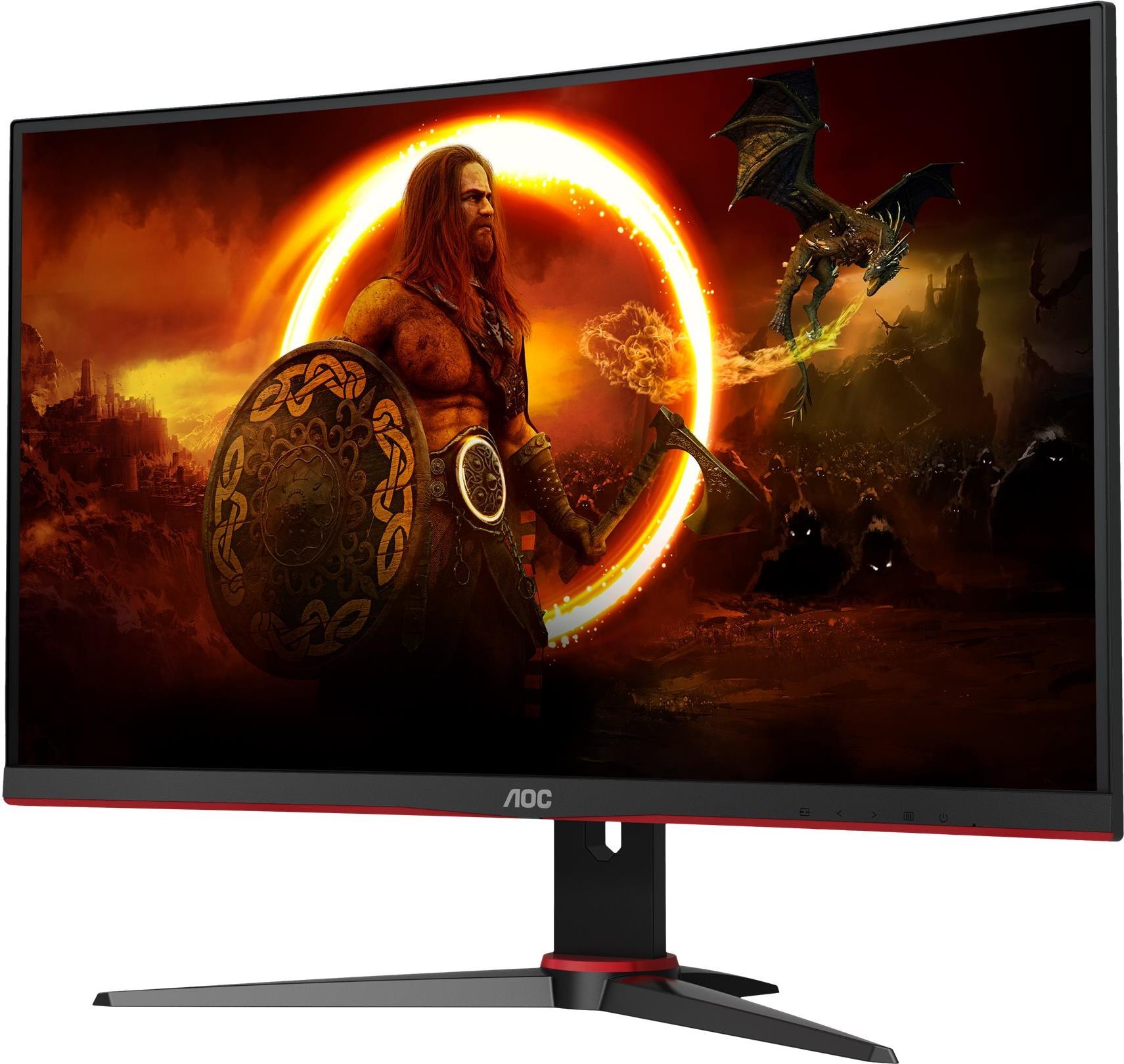 AOC G2 C27G2E/BK Computerbildschirm 68,6 cm (27 Zoll) 1920 x 1080 Pixel Schwarz - Rot [Energieklasse E] (C27G2E/BK)