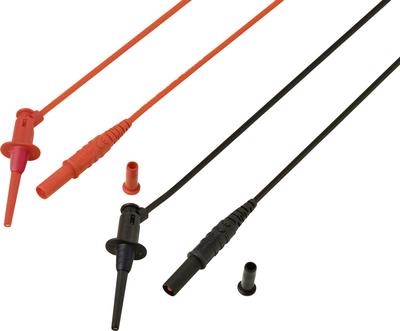 Voltcraft MSL-528 Messleitung 4 mm Sicherheits-Stecker 1.2 m Rot Schwarz 1 Paar (VC-17182160)
