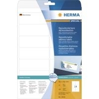 HERMA Special Wiederverwendbare, selbstklebende, matte Adressetiketten aus Papier (10016)