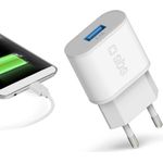 SBS TETR1USB2AWFAST Ladegerät für Mobilgeräte Indoor Weiß (TETR1USB2AWFAST)