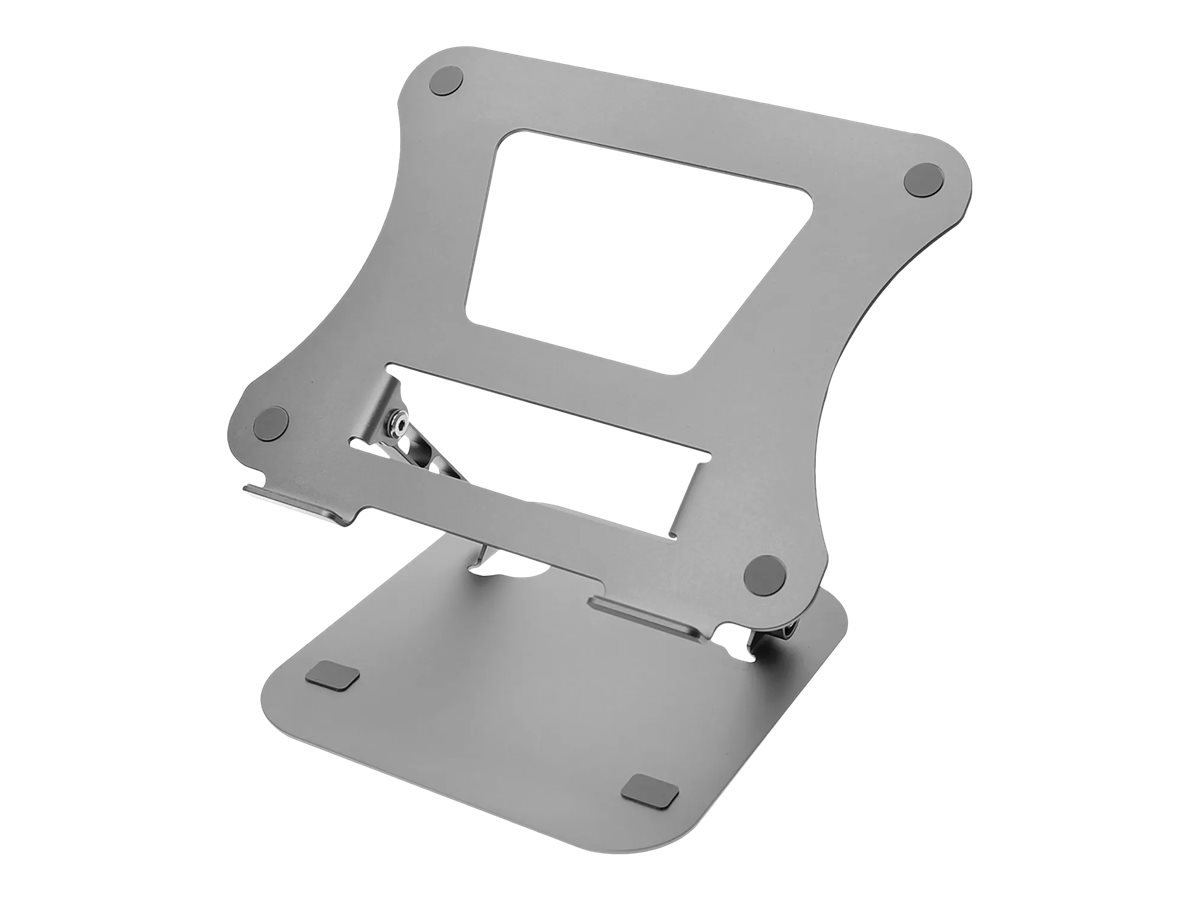 4smarts ErgoFix H22 Notebook-Ständer Aluminium faltbar höhenverstellbar Silber