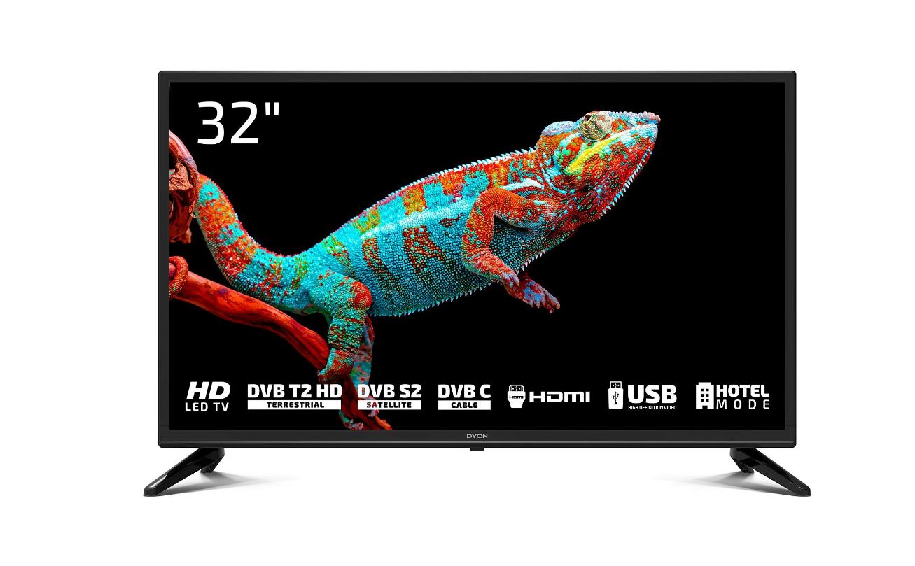 Dyon Enter 32 Pro-X2 80 cm (31.5" ) WXGA Smart-TV Schwarz [Energieklasse F] (ENTER 32 Pro-X2)