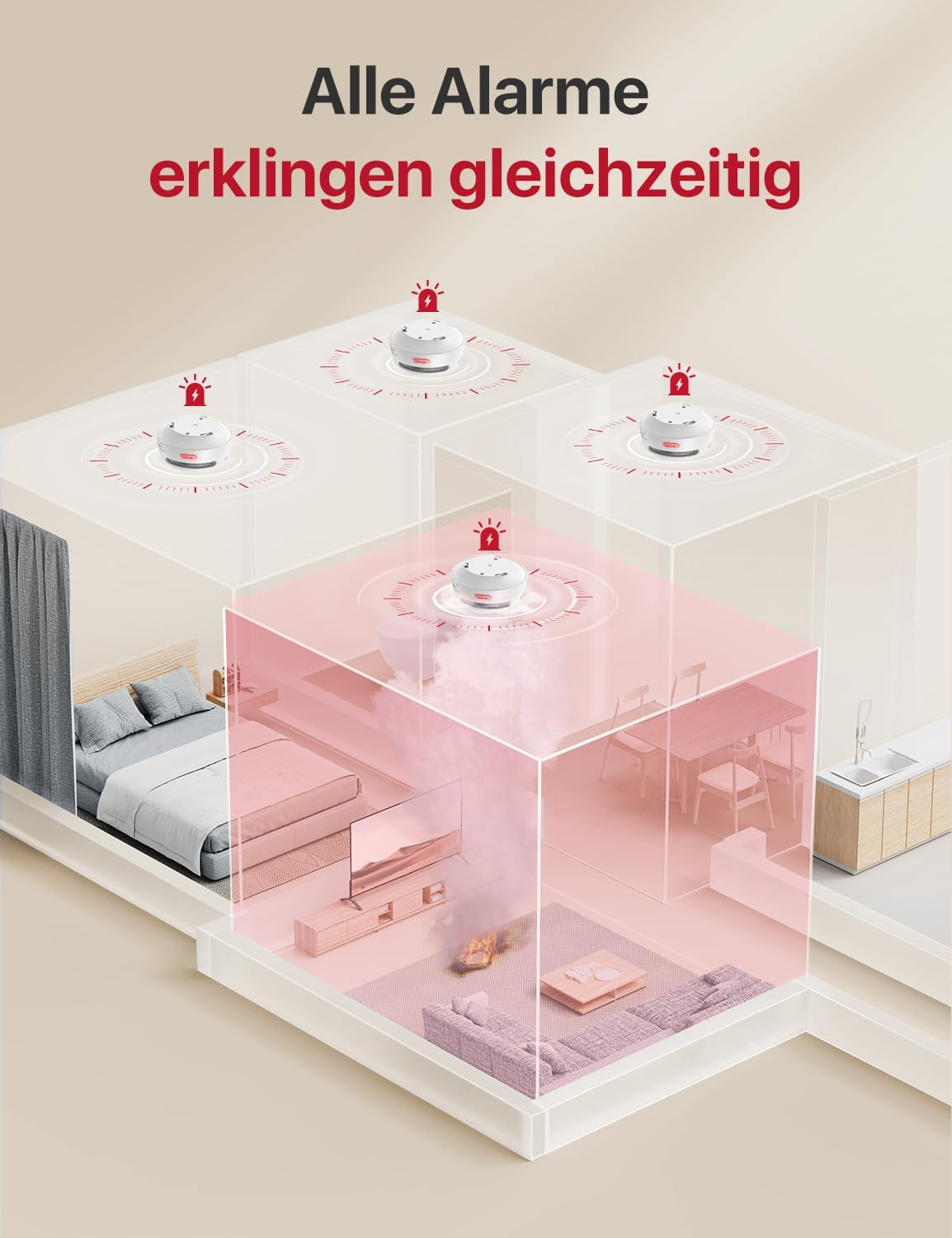 X-Sense FS31 Rauchwarnmelder-Set