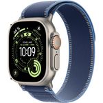 Apple Watch Ultra 3 GPS + Cellular 49mm Natural Titanium Case with Blue/Bright Blue Trail Loop - M/L1 (EU) (MEWU4QI/A) (geöffnet)