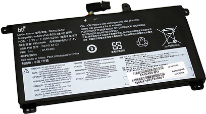 BTI BATT LENOVO Thinkpad T570 T580 P51S P52S Akku (01AV493-BTI)