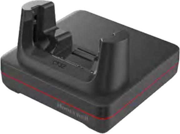 HONEYWELL CT32 booted single cradle, Single charging cradle for recharging one booted CT32 terminal. Kit contains single charging cradle, USB-C cable, no power supply. Compatible with CT32 scan handle. (CT32-SC-UVB-0)