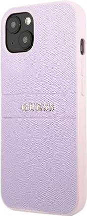 GUESS PU Leather Saffiano Case Purple for iPhone 13 mini GUHCP13SPSASBPU (GUHCP13SPSASBPU)