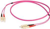EFB-Elektronik Duplex Jumper SC-SC 50/125µ, OM4, LSZH, erika violett, Flat Twin 3x5mm, 3m Hersteller: EFB Elektronik (O0318FT.3)