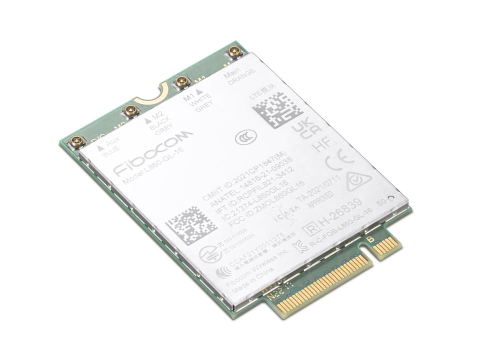 Lenovo 4XC1M72795 Netzwerkkarte Eingebaut WWAN 1000 Mbit/s (4XC1M72795)