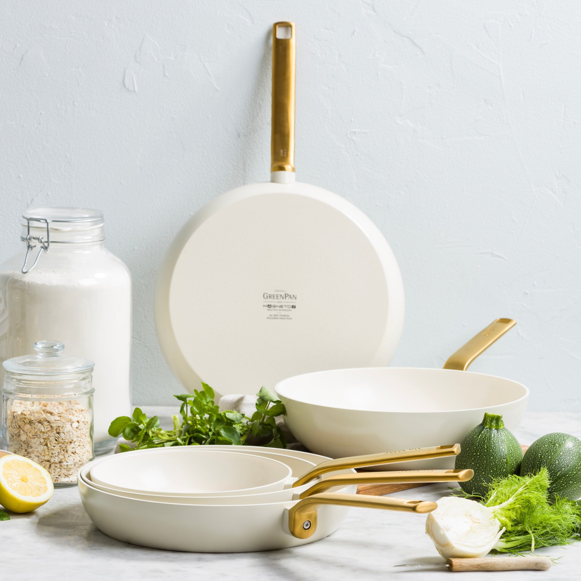 GreenPan Evolution Bratpfanne 24 cm Creme