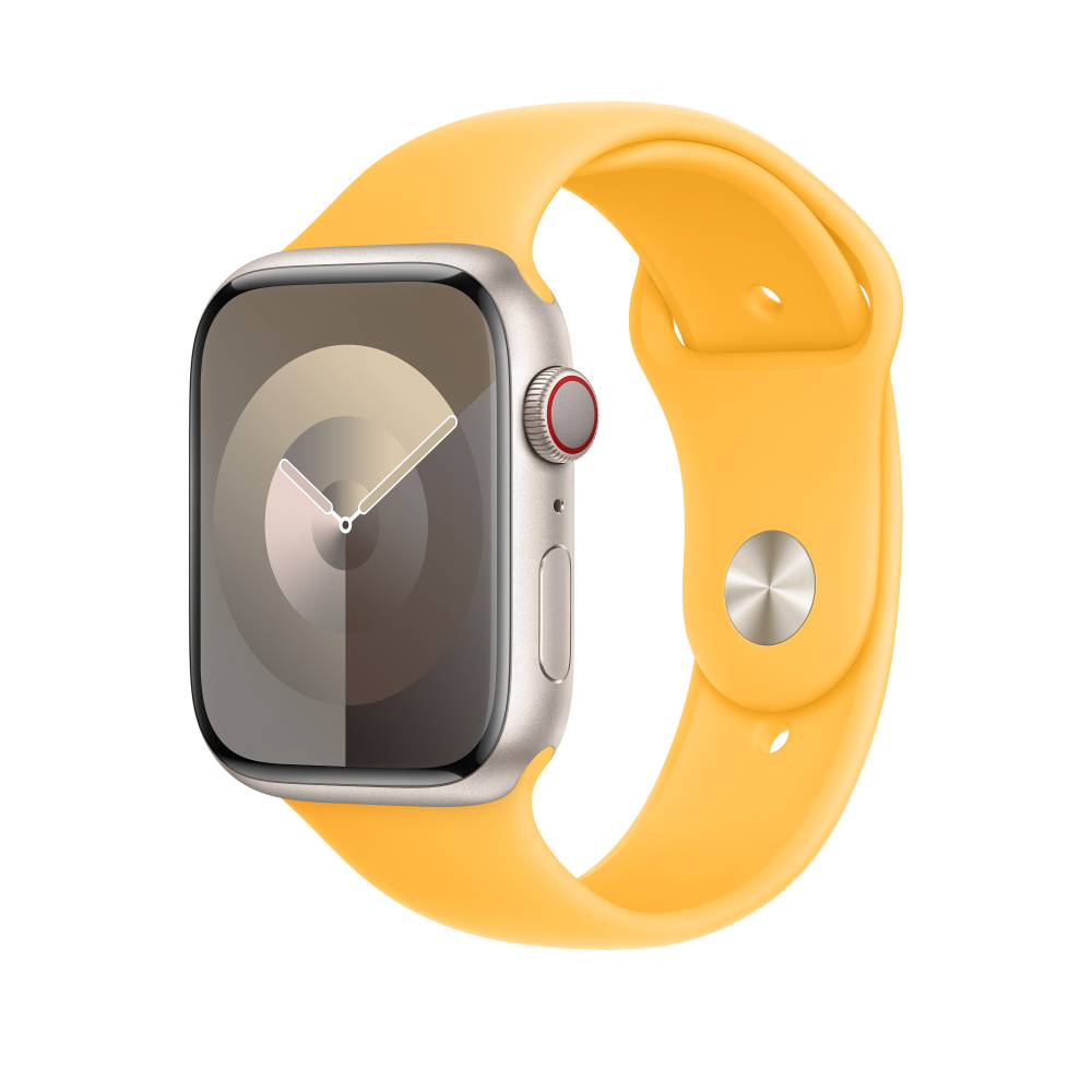 Apple Watch Sportarmband 45 mm Größe S/M Sunshine
