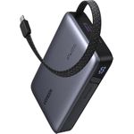 UGREEN PB550 20.000mAh 67W PD Fast Charging Powerbank 1x USB-A 1x USB-C 1x integriertes USB-C Kabel intelligentes Display (55996B)