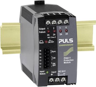 PULS DIMENSION PISA11.402 4-Kanal Sicherungsmodul 24 V/DC / 4 x 2 A / (PISA11.402)