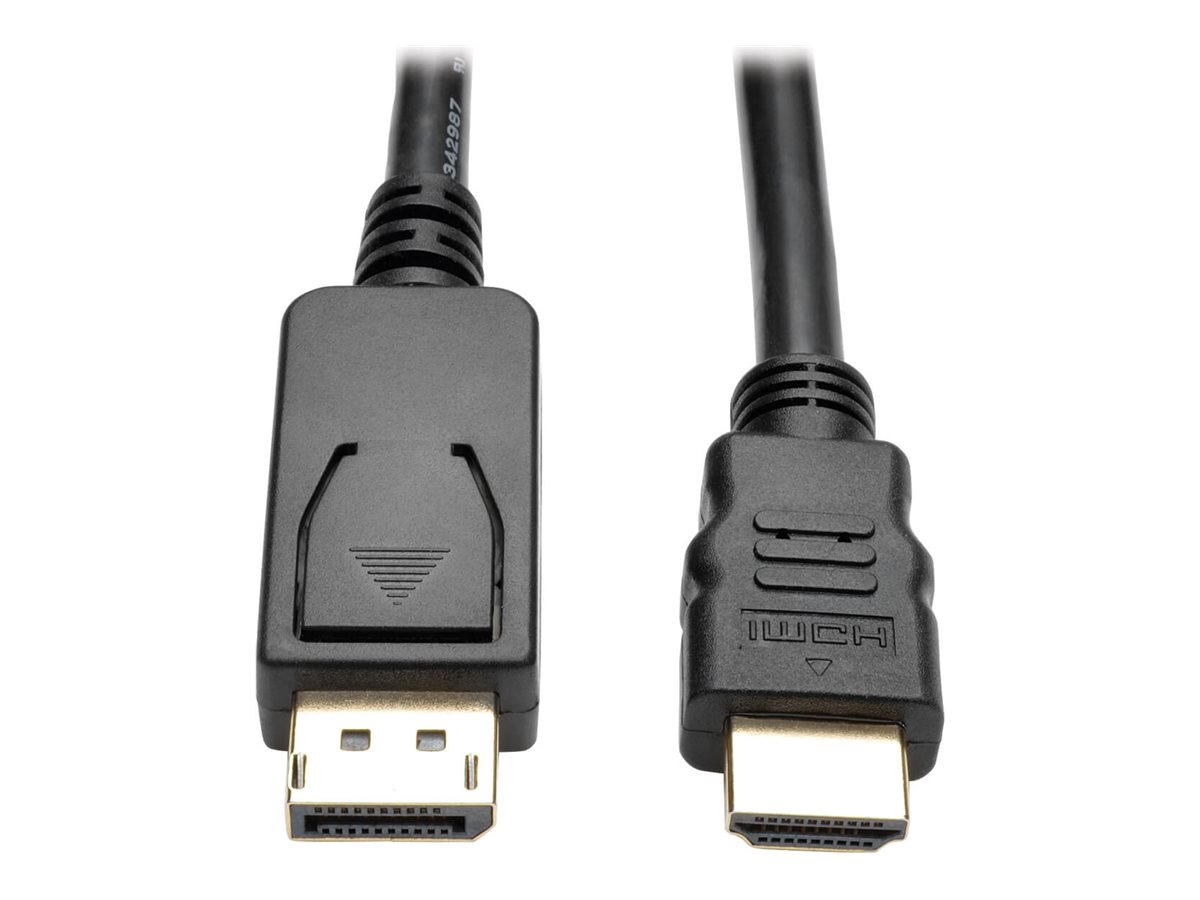 Tripp Lite P582-006-V2-ACT Aktives DisplayPort 1.2 auf HDMI Adapterkabel, 4K UHD, 1,83 m, Schwarz