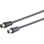 S/CONN maximum connectivity Antennenkabel, 100% geschirmt, > 100 dB, schwarz, 10,0m (80028-128S)
