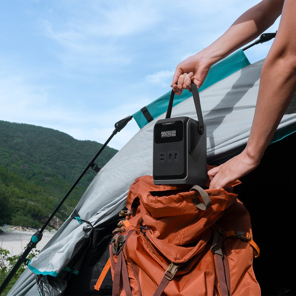 EcoFlow TRAIL 200 DC Portable Power Station 198 Wh 220 W Schwarz, Grau