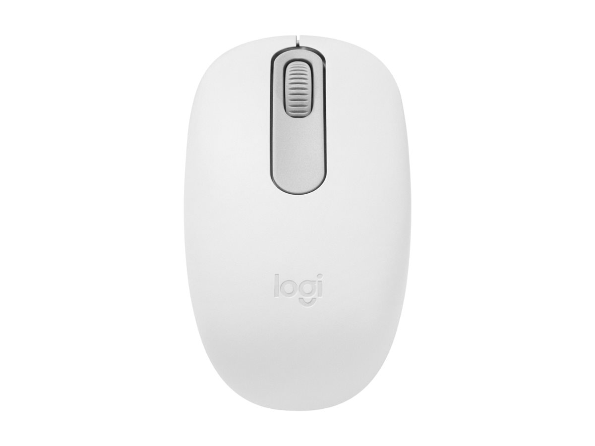 Logitech M196 Maus Bluetooth Off White