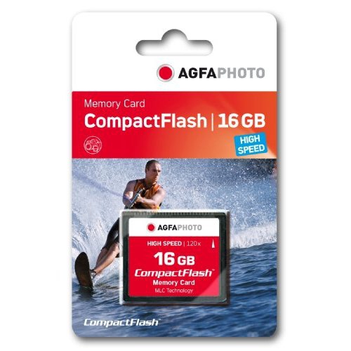 AgfaPhoto Compact Flash 16 GB 20 MB/s Schwarz
