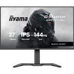 Iiyama G-Master GB2741HSU-B1 Black Hawk Gaming-Monitor 68.6 cm (27 Zoll), schwarz (matt), FullHD, IPS, HDMI, DP, Free-Sync, USB-Hub, Höhenverstellung, 144Hz Panel (GB2741HSU-B1)