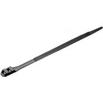 Kabelbinder, 180 x 9 mm, Nylon, schwarz, VPE 100 Stück Kabelbinder in Industriequalität (620625)