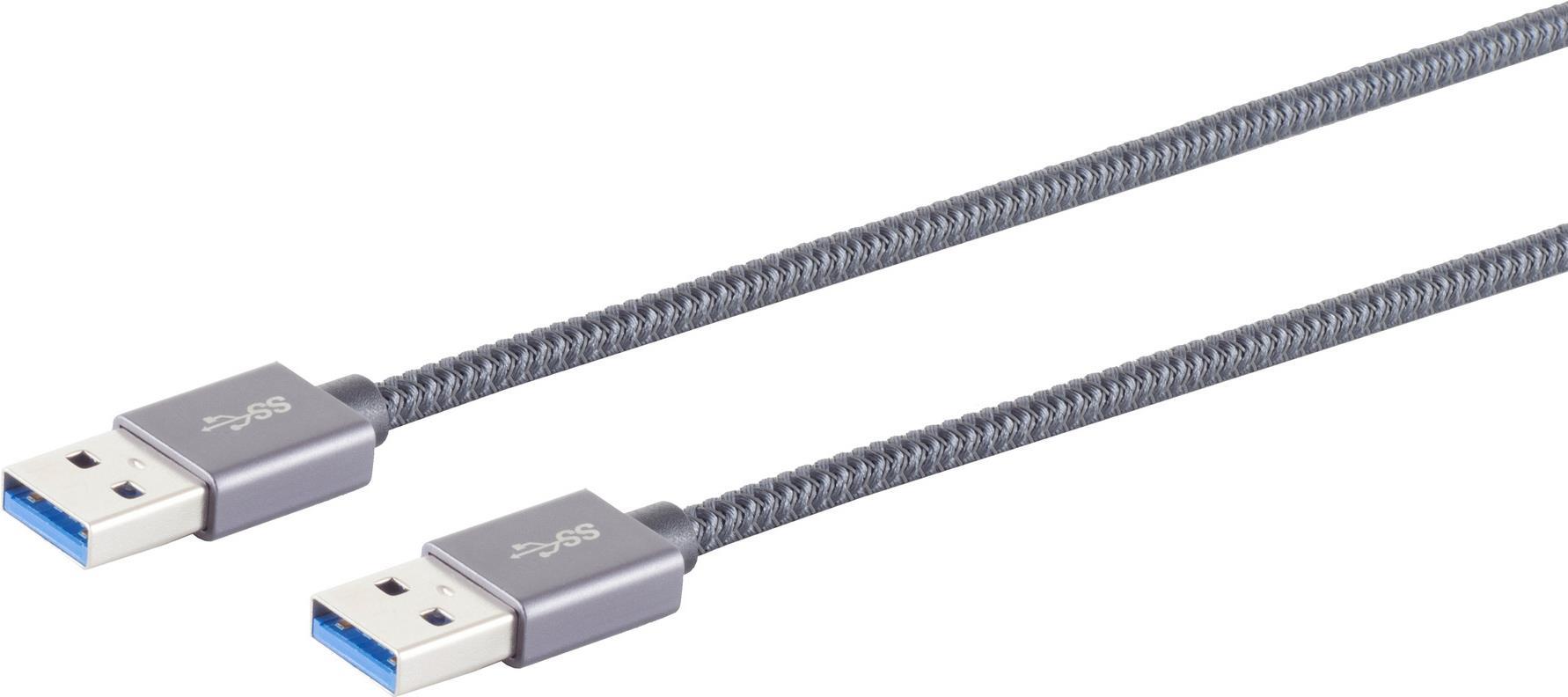 SHIVERPEAKS S/CONN maximum connectivity USB A-A Kabel--USB-A Verbindungskabel, 3.2 Gen 2, Pro, 1,5m