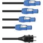 EUROLITE P-Con Netzkabel 1-4, 3x2,5mm² (30235020)