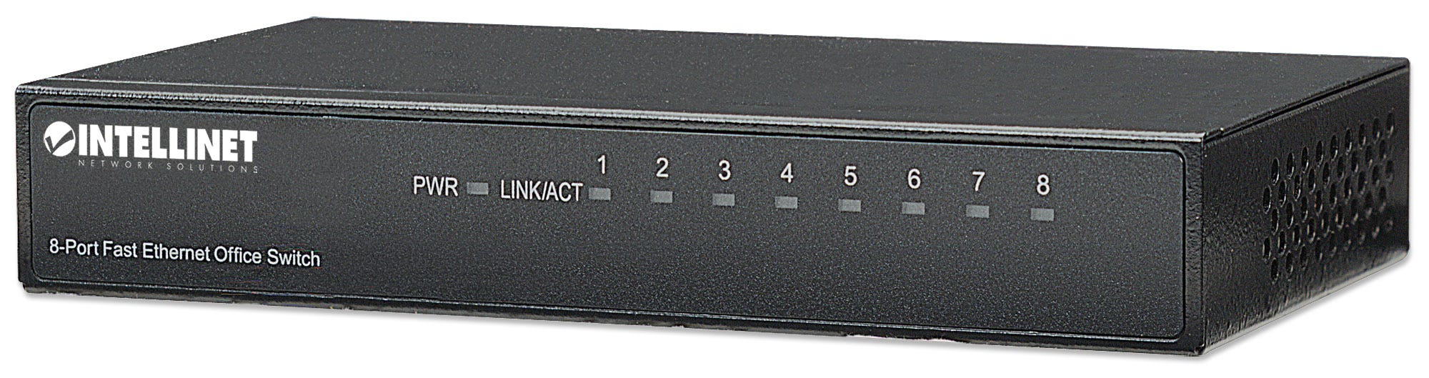 INTELLINET Fast Ethernet Office Switch 8-Port, Desktop, Metall (523318)