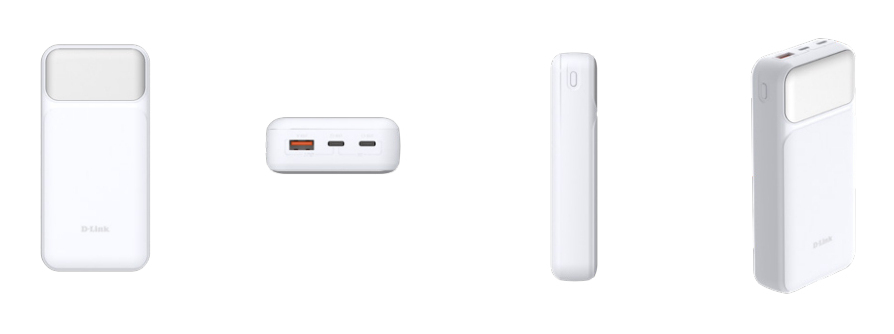 D-Link DPP-201 Powerbank 20000 mAh 65 W Weiß